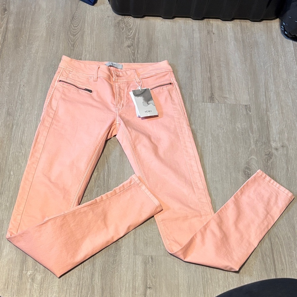 Ichi Women's Coral‎ Skinny Jeans